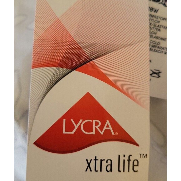 Swim Top Brown Floral 1X 18W Underwire Lands' End Underwire Wide Straps S314 - Picture 11 of 11